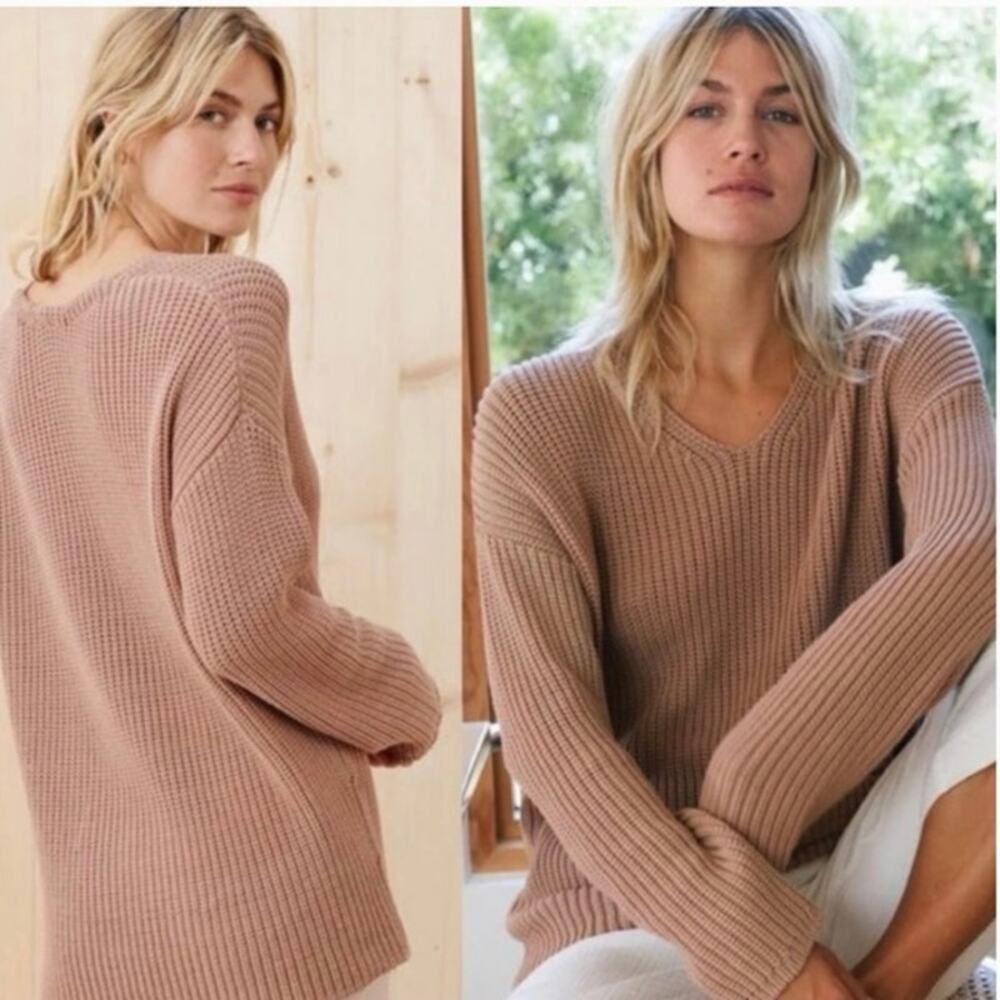 Jenni Kayne Cotton Cabin Sweater Size Xs